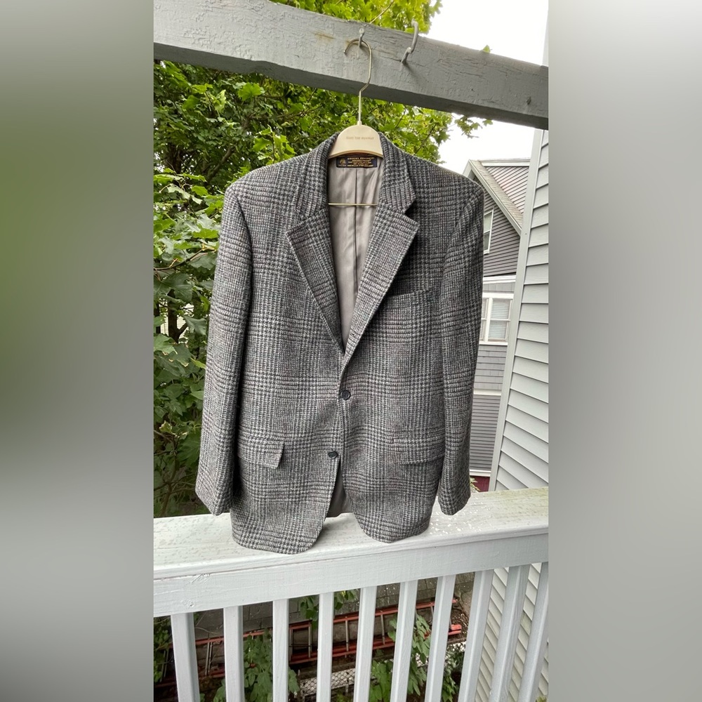 Vintage brooks brothers Brookstweed Scottish Shetland sport coat (made in USA)